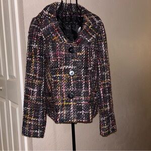 Dialogue Women's Colorful Tweed Blazer